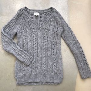 Grey wool sweater